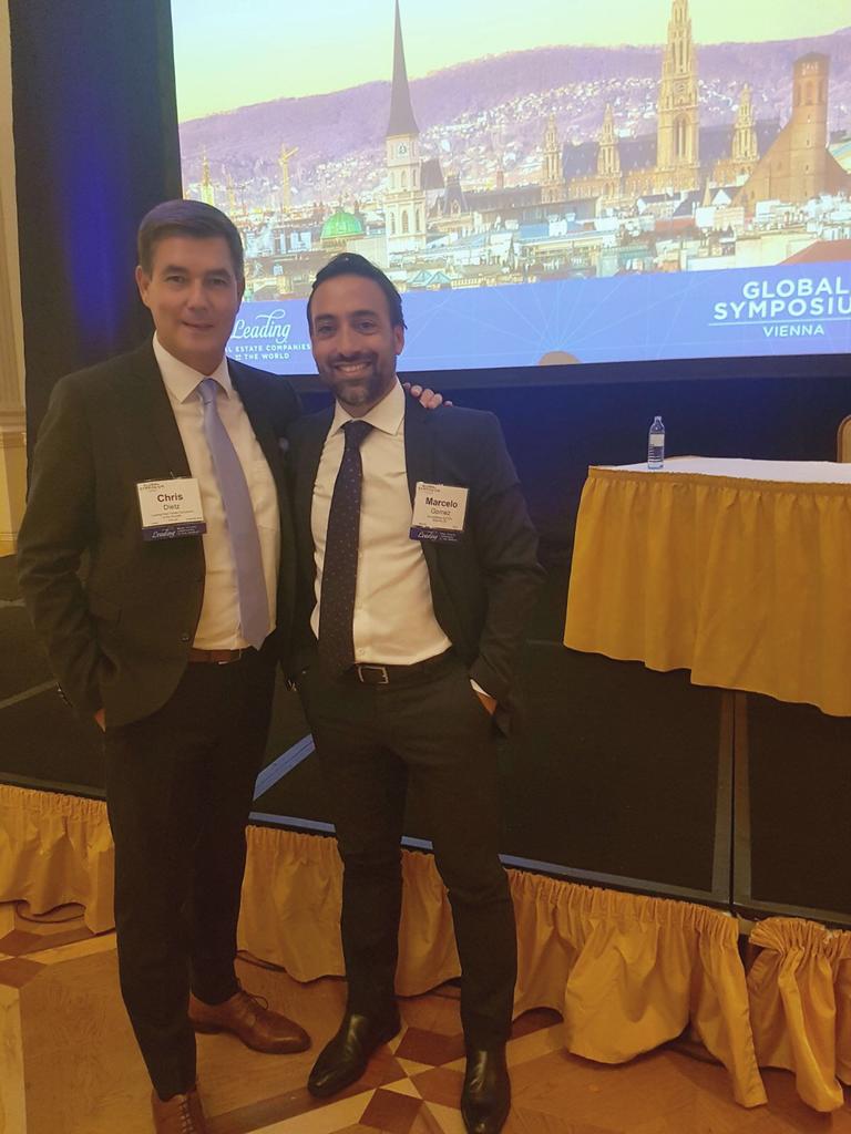 Marcelo Gomez at Leading Real Estate Symposium in Vienna 